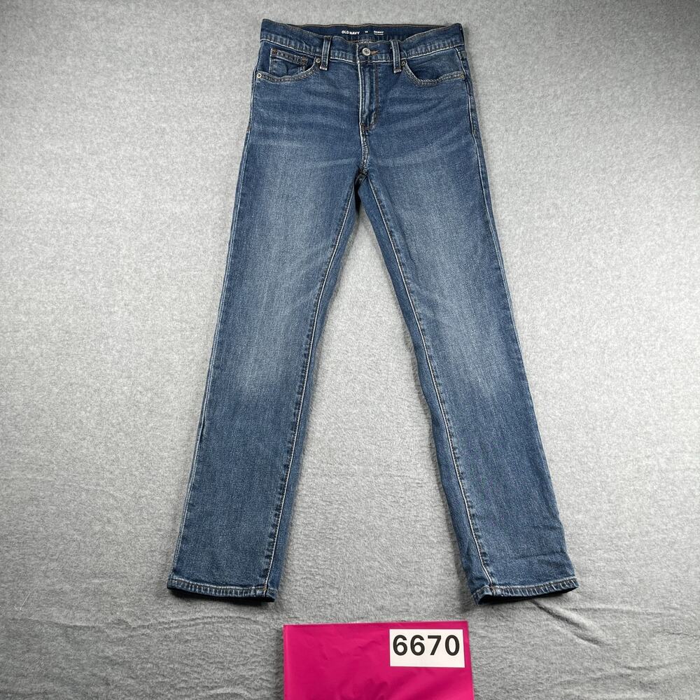 Old Navy Skinny Built In Flex Denim Jeans Youth Girls Size 14